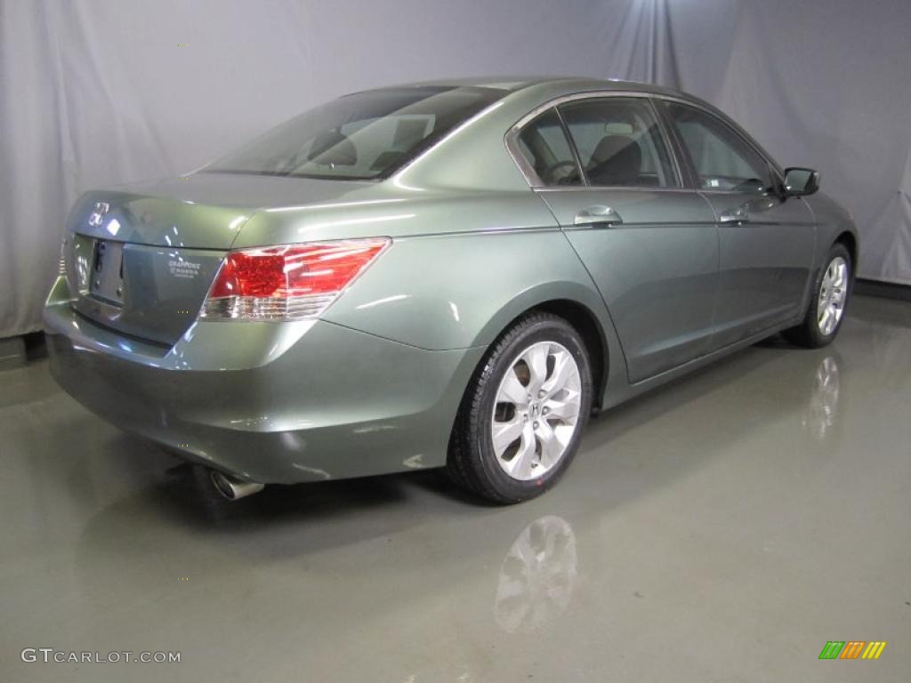 2008 Accord EX Sedan - Mystic Green Metallic / Black photo #9