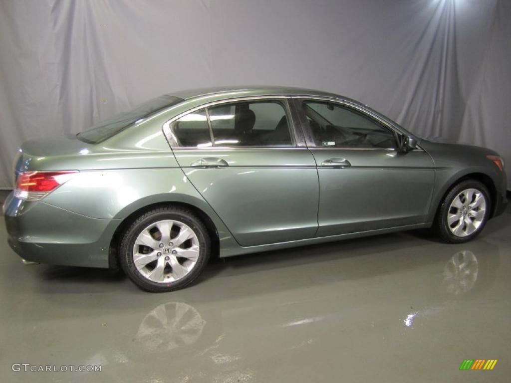 2008 Accord EX Sedan - Mystic Green Metallic / Black photo #11