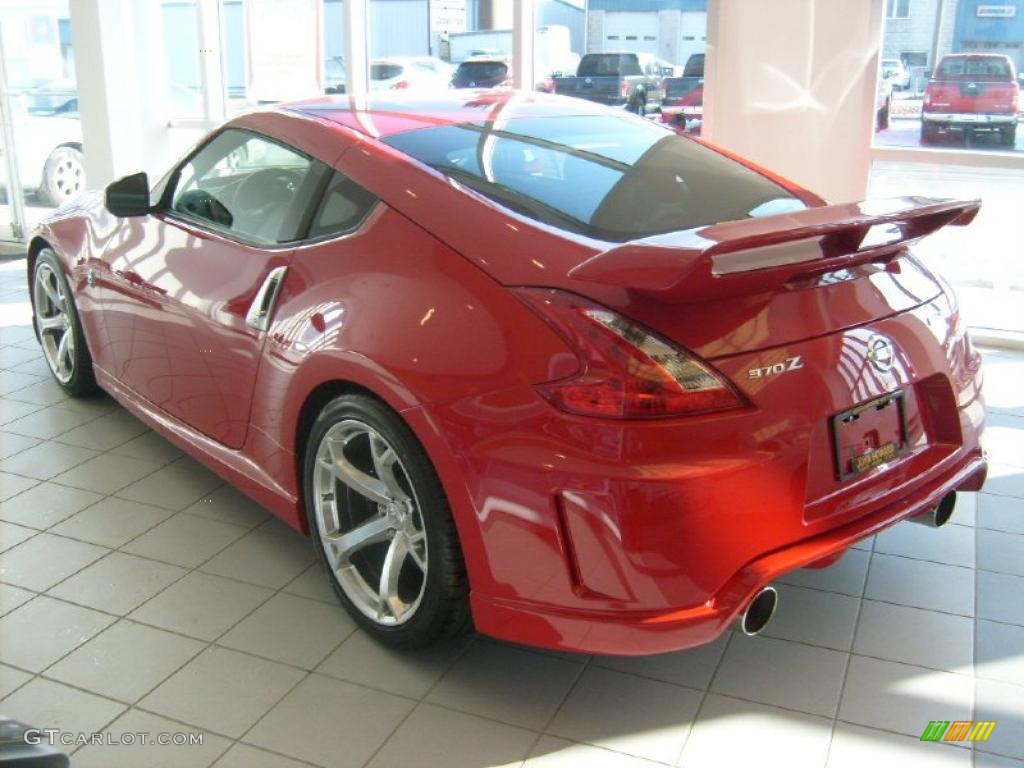Solid Red 2010 Nissan 370Z NISMO Coupe Exterior Photo #42199243