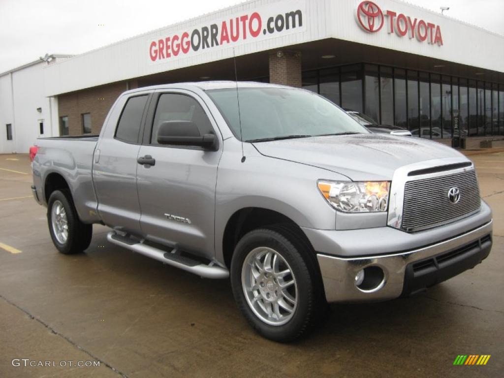 2011 Tundra SR5 Double Cab - Silver Sky Metallic / Graphite Gray photo #1