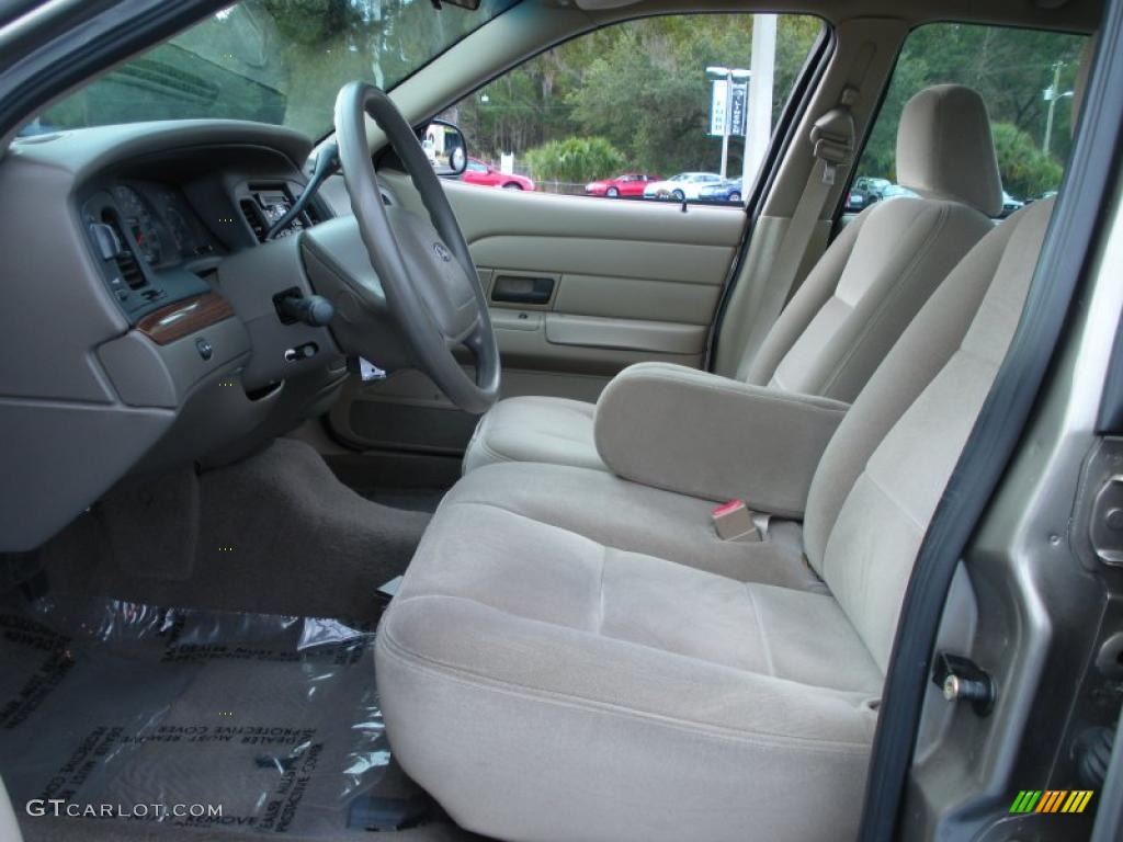 2003 Crown Victoria Police Interceptor - Arizona Beige Metallic / Medium Parchment photo #11