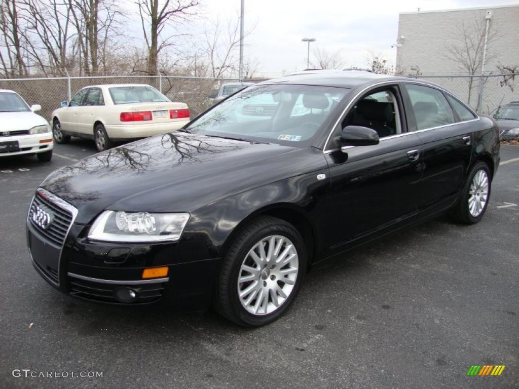 Brilliant Black 2007 Audi A6 4.2 quattro Sedan Exterior Photo #42200599
