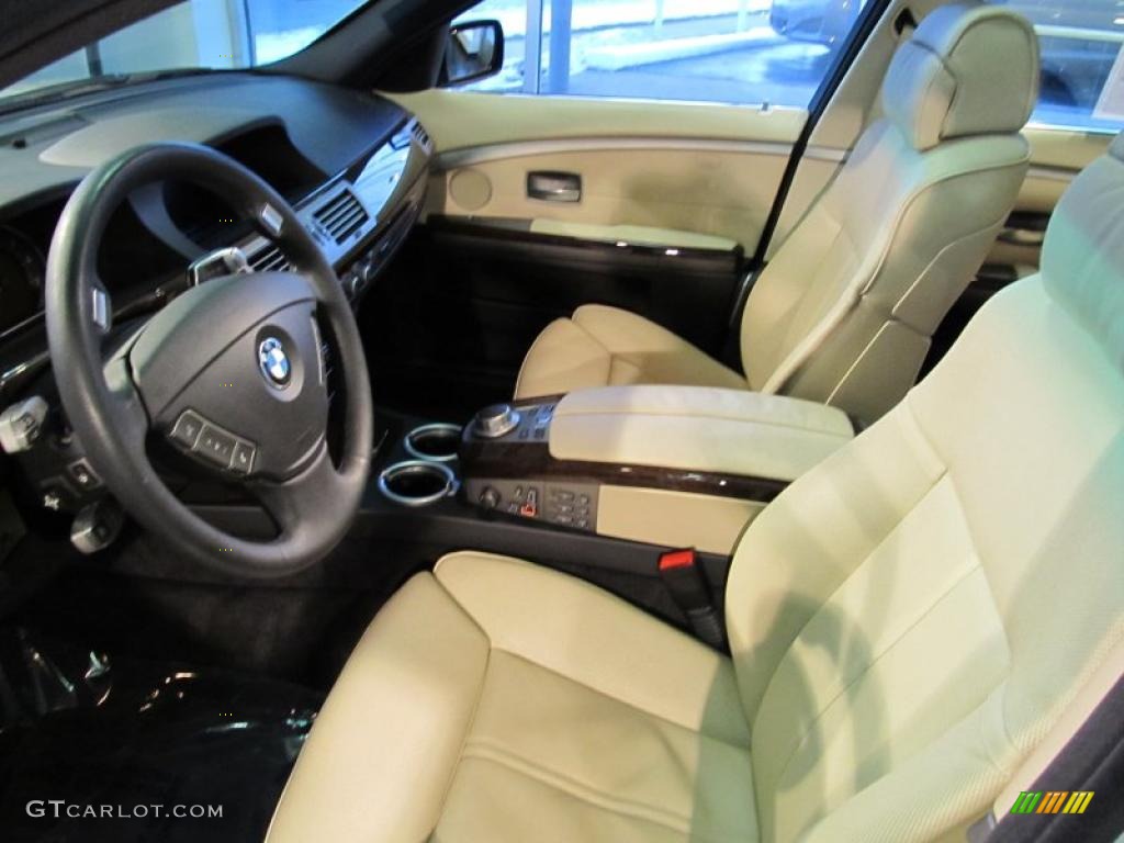 2008 7 Series 750i Sedan - Alpine White / Cream Beige photo #11
