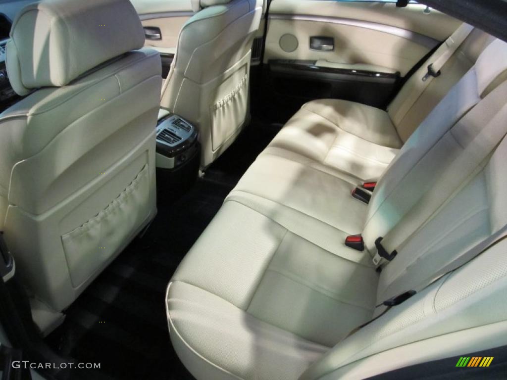 2008 7 Series 750i Sedan - Alpine White / Cream Beige photo #12