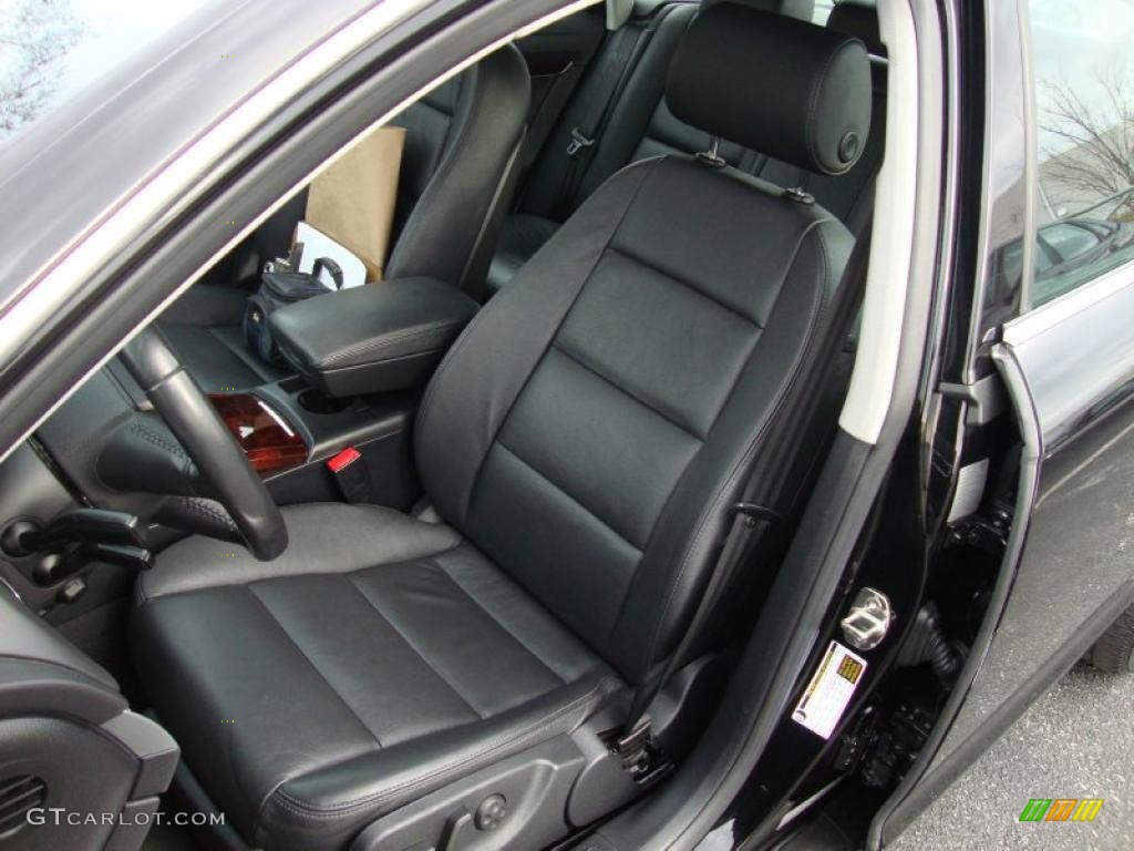 Ebony Interior 2007 Audi A6 4.2 quattro Sedan Photo #42200851