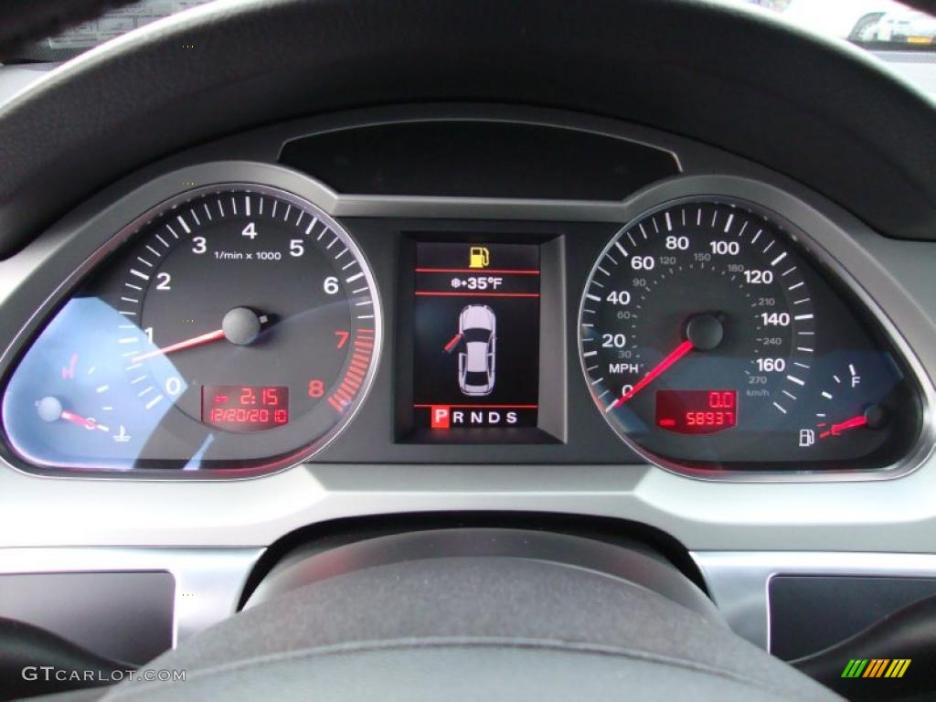 2007 Audi A6 4.2 quattro Sedan Gauges Photo #42201251