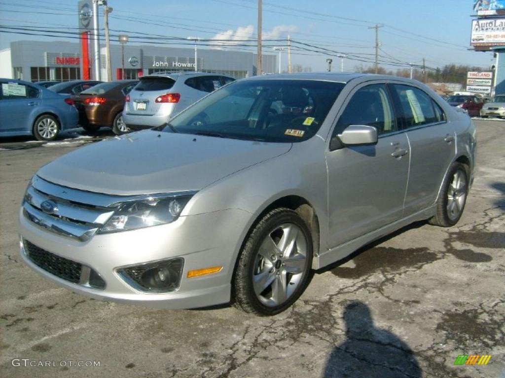 2010 Fusion Sport AWD - Brilliant Silver Metallic / Charcoal Black/Sport Black photo #7