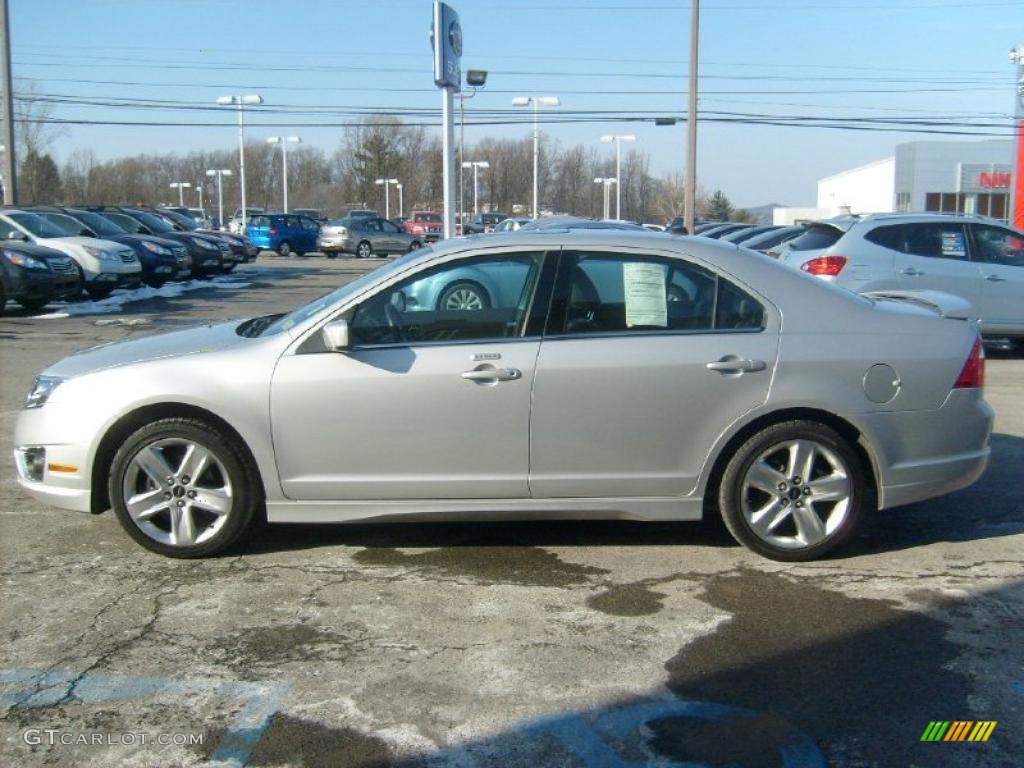 2010 Fusion Sport AWD - Brilliant Silver Metallic / Charcoal Black/Sport Black photo #8