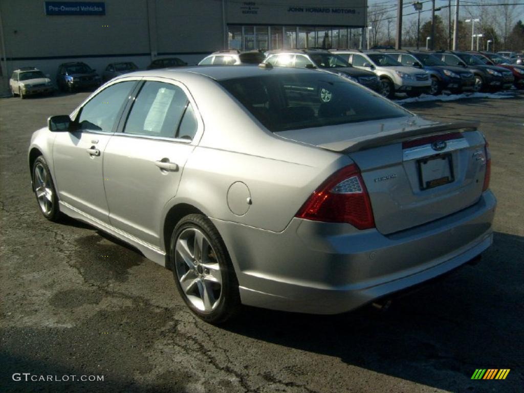 2010 Fusion Sport AWD - Brilliant Silver Metallic / Charcoal Black/Sport Black photo #9