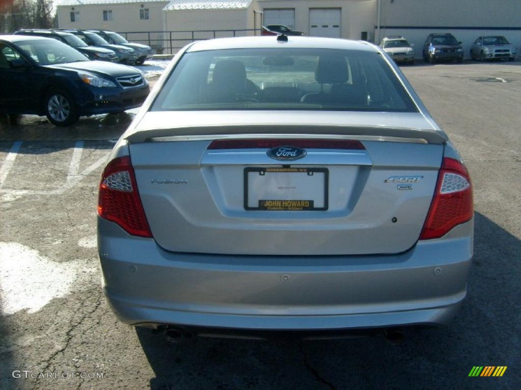 2010 Fusion Sport AWD - Brilliant Silver Metallic / Charcoal Black/Sport Black photo #10