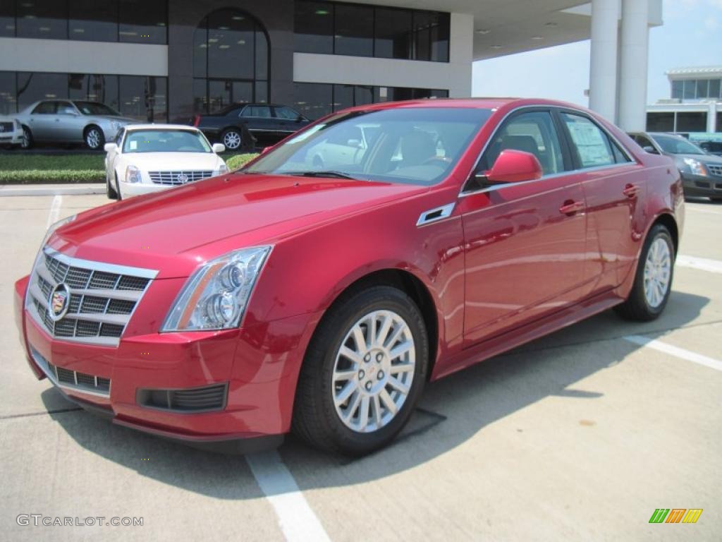 Crystal Red Tintcoat 2011 Cadillac CTS 3.6 Sedan Exterior Photo #42202223