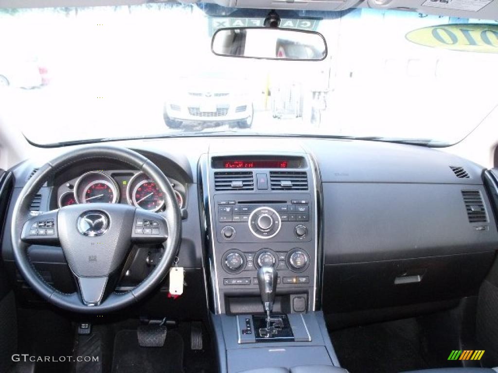 2010 CX-9 Touring AWD - Stormy Blue Mica / Black photo #25