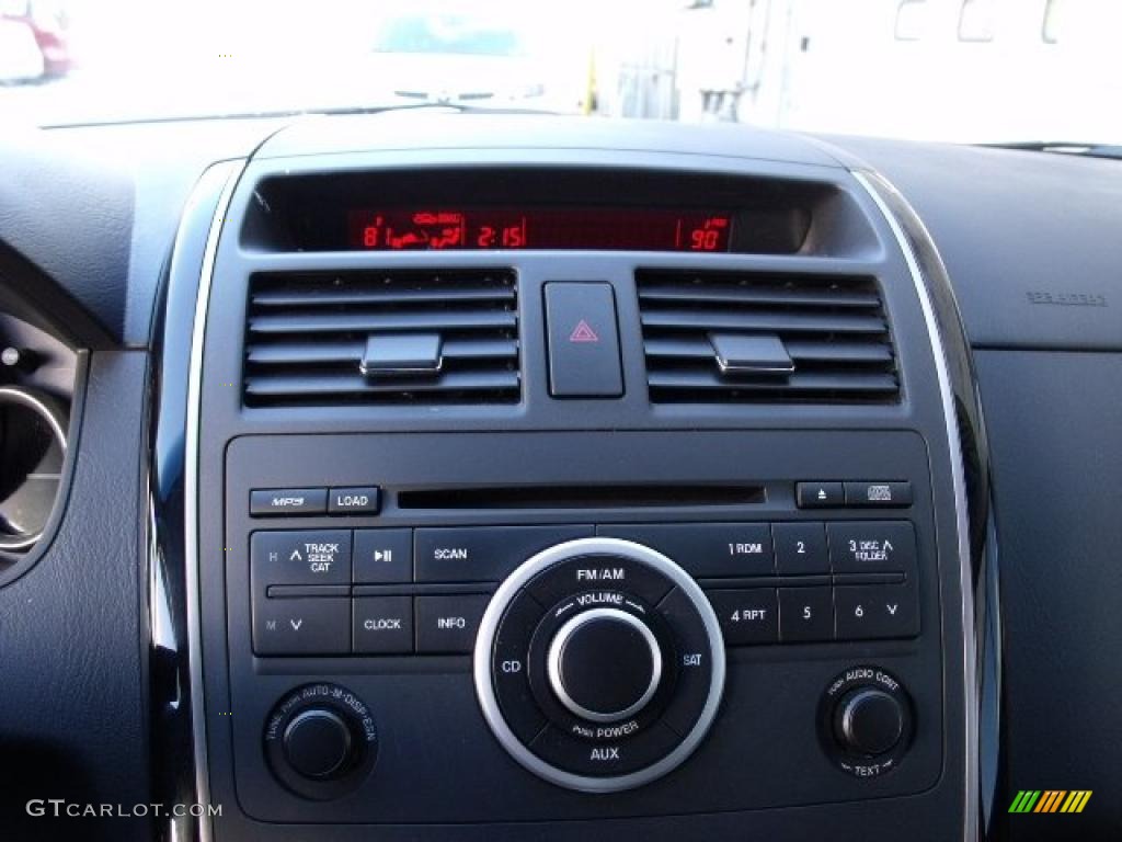 2010 CX-9 Touring AWD - Stormy Blue Mica / Black photo #31