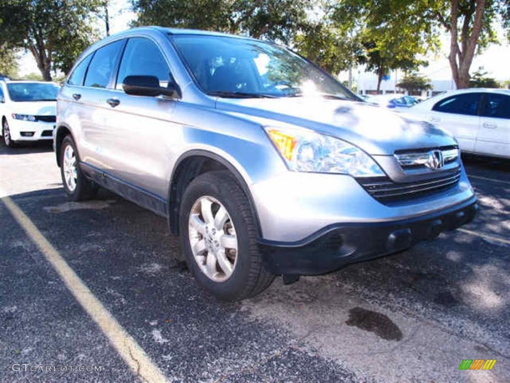 2007 CR-V EX - Whistler Silver Metallic / Black photo #1