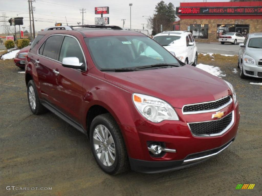 Cardinal Red Metallic 2011 Chevrolet Equinox LTZ Exterior Photo #42204027