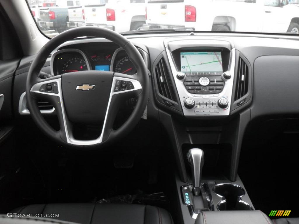 2011 Chevrolet Equinox LTZ Jet Black Dashboard Photo #42204215