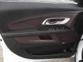 Brownstone/Jet Black 2011 Chevrolet Equinox LTZ Door Panel