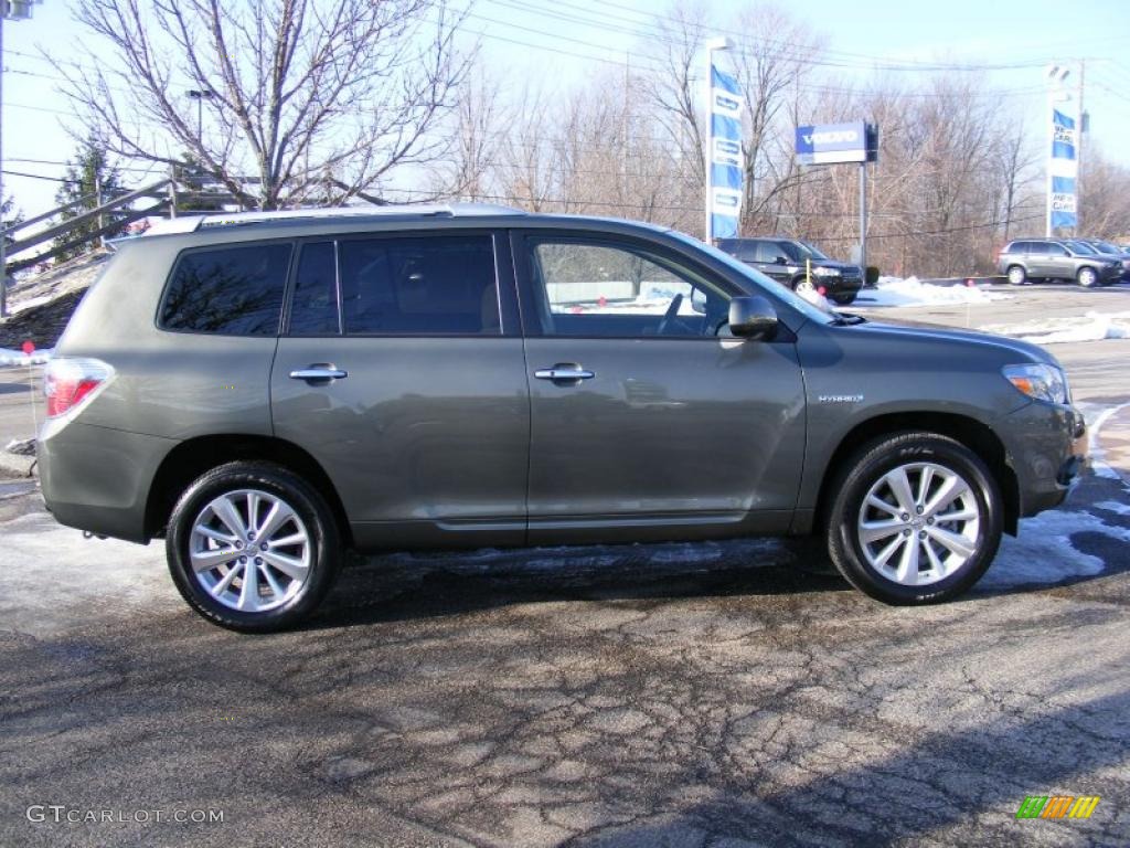 Cypress Green Pearl 2008 Toyota Highlander Hybrid 4WD Exterior Photo #42204891