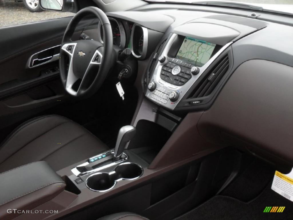 2011 Chevrolet Equinox LTZ Brownstone/Jet Black Dashboard Photo #42205063