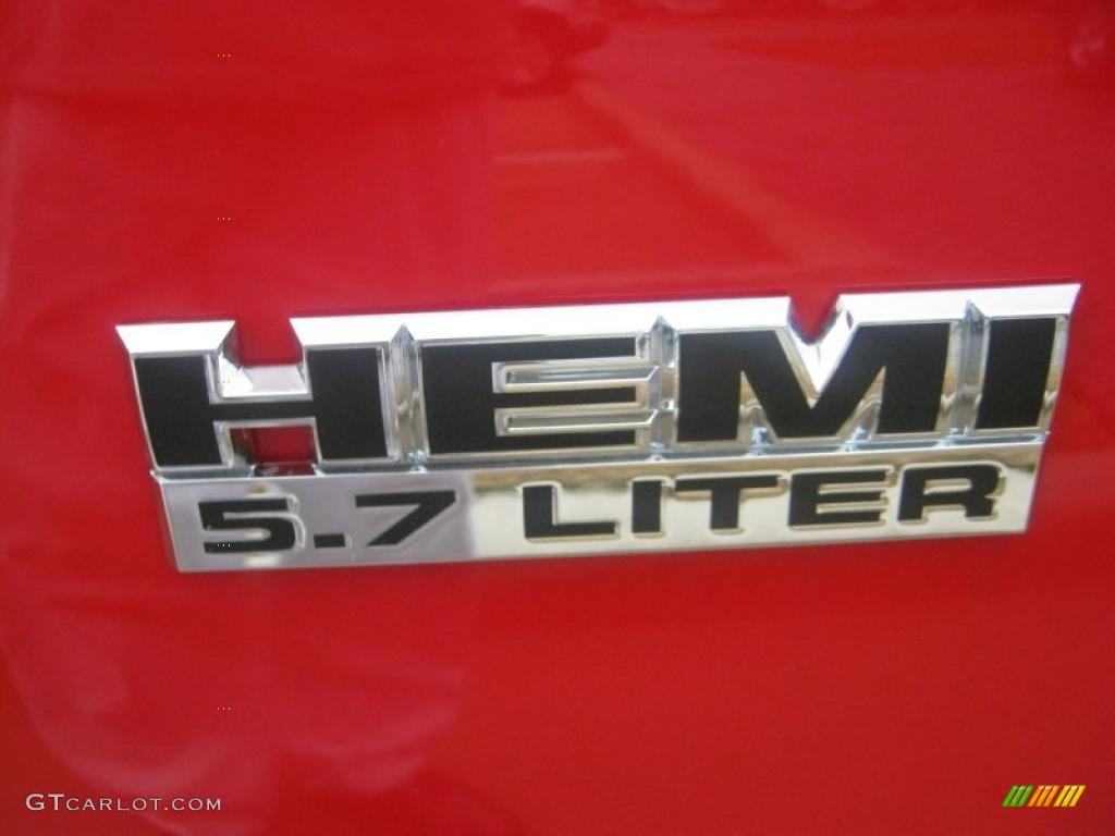2011 Ram 1500 SLT Crew Cab - Flame Red / Dark Slate Gray/Medium Graystone photo #26