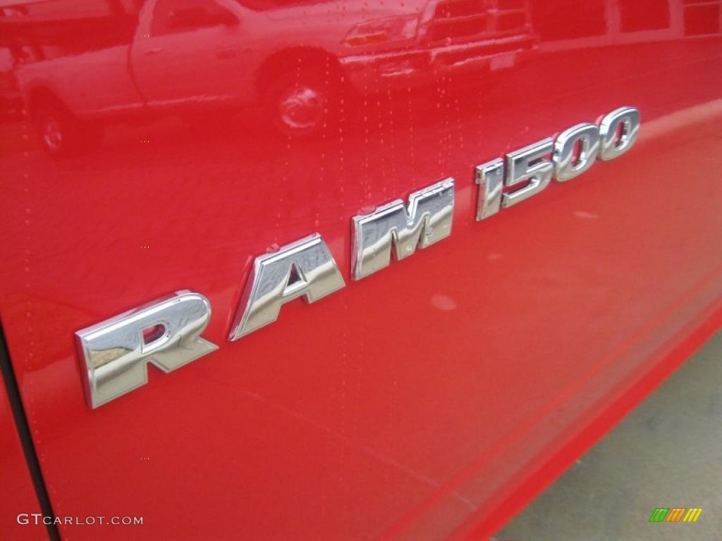 2011 Ram 1500 SLT Crew Cab - Flame Red / Dark Slate Gray/Medium Graystone photo #27