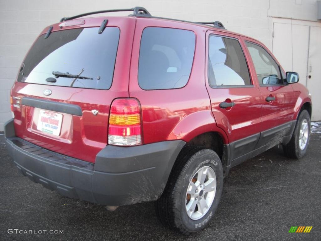 2005 Escape XLT V6 4WD - Redfire Metallic / Ebony Black photo #6