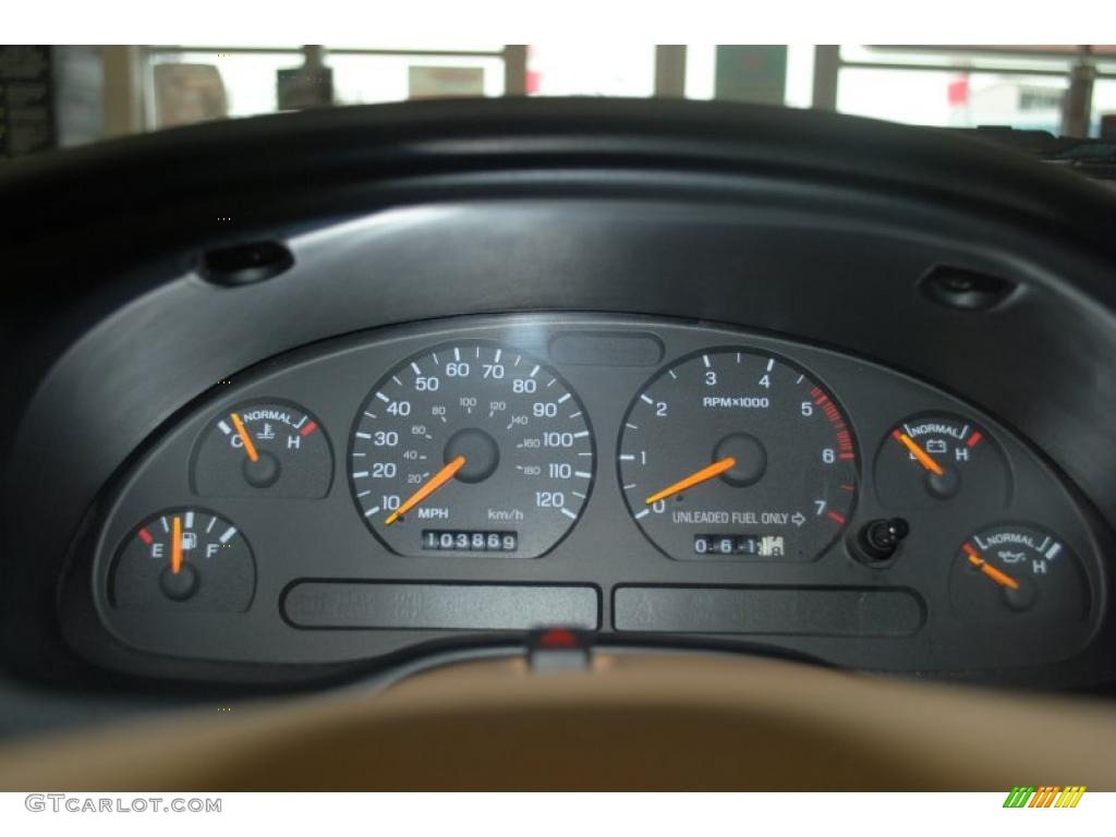 1998 Ford Mustang V6 Convertible Gauges Photo #42209751