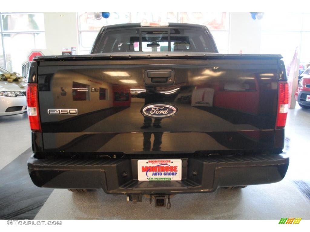 2005 F150 FX4 SuperCrew 4x4 - Black / Black photo #5