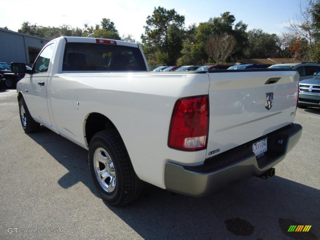 2009 Ram 1500 ST Regular Cab - Stone White / Dark Slate/Medium Graystone photo #3