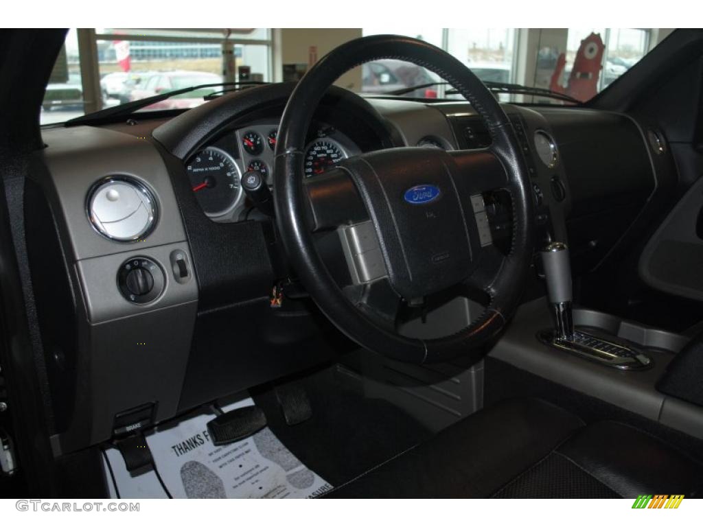 2005 F150 FX4 SuperCrew 4x4 - Black / Black photo #13