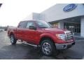 2011 Red Candy Metallic Ford F150 XLT SuperCrew 4x4  photo #1