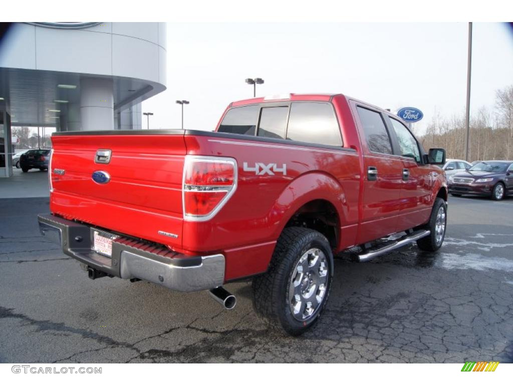 Red Candy Metallic 2011 Ford F150 XLT SuperCrew 4x4 Exterior Photo #42212243