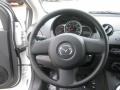 Black 2011 Mazda MAZDA2 Sport Steering Wheel