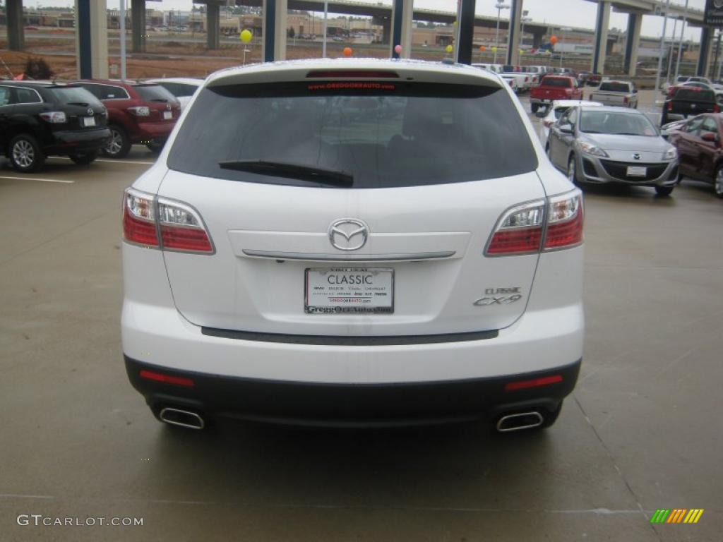 2011 CX-9 Touring - Crystal White Pearl Mica / Sand photo #4