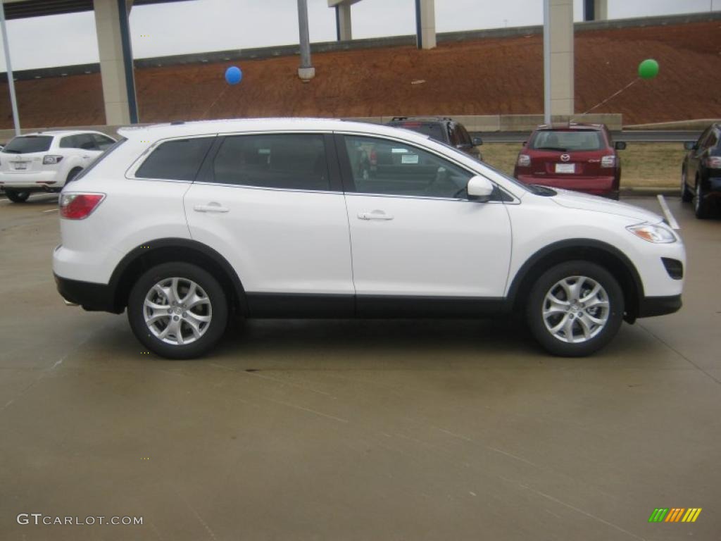 2011 CX-9 Touring - Crystal White Pearl Mica / Sand photo #6