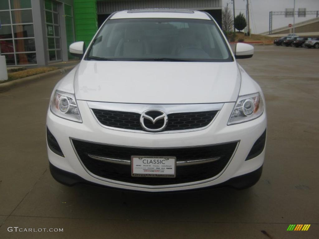2011 CX-9 Touring - Crystal White Pearl Mica / Sand photo #8