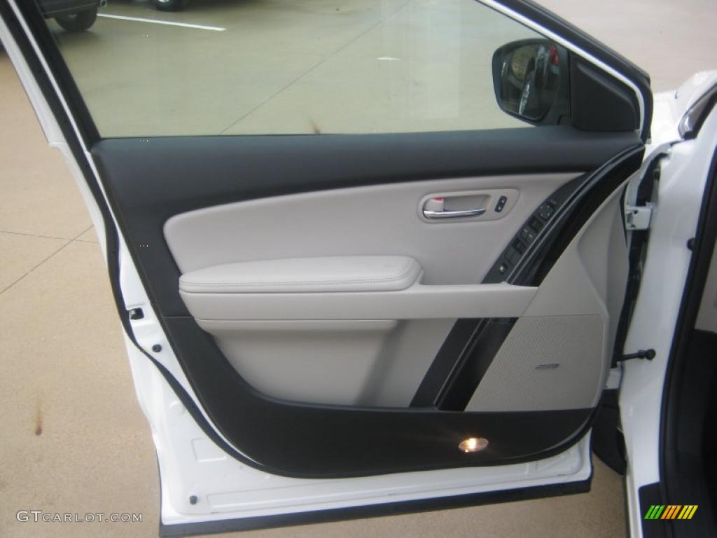 2011 CX-9 Touring - Crystal White Pearl Mica / Sand photo #18