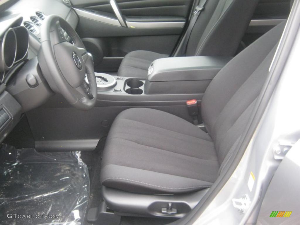Black Interior 2011 Mazda CX-7 i Sport Photo #42213223