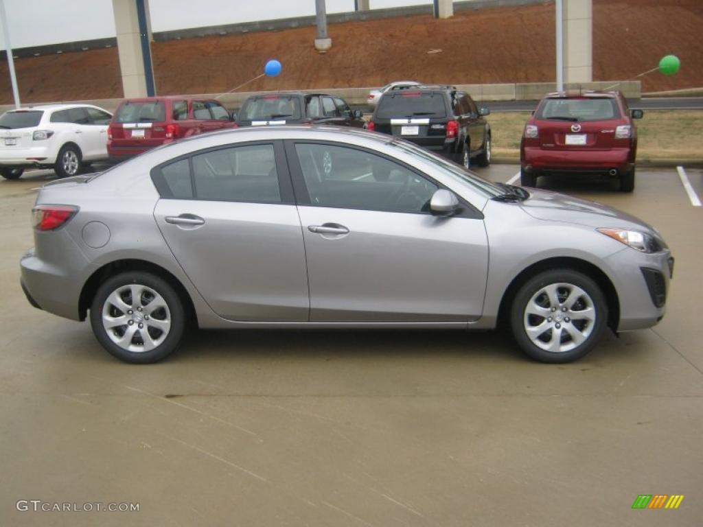 Liquid Silver Metallic 2011 Mazda MAZDA3 i Sport 4 Door Exterior Photo #42214361