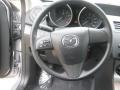 Black 2011 Mazda MAZDA3 i Sport 4 Door Steering Wheel