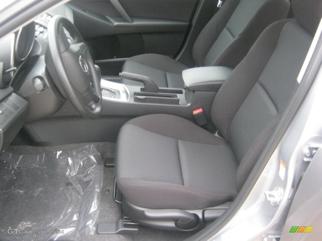 Black Interior 2011 Mazda MAZDA3 i Sport 4 Door Photo #42214469