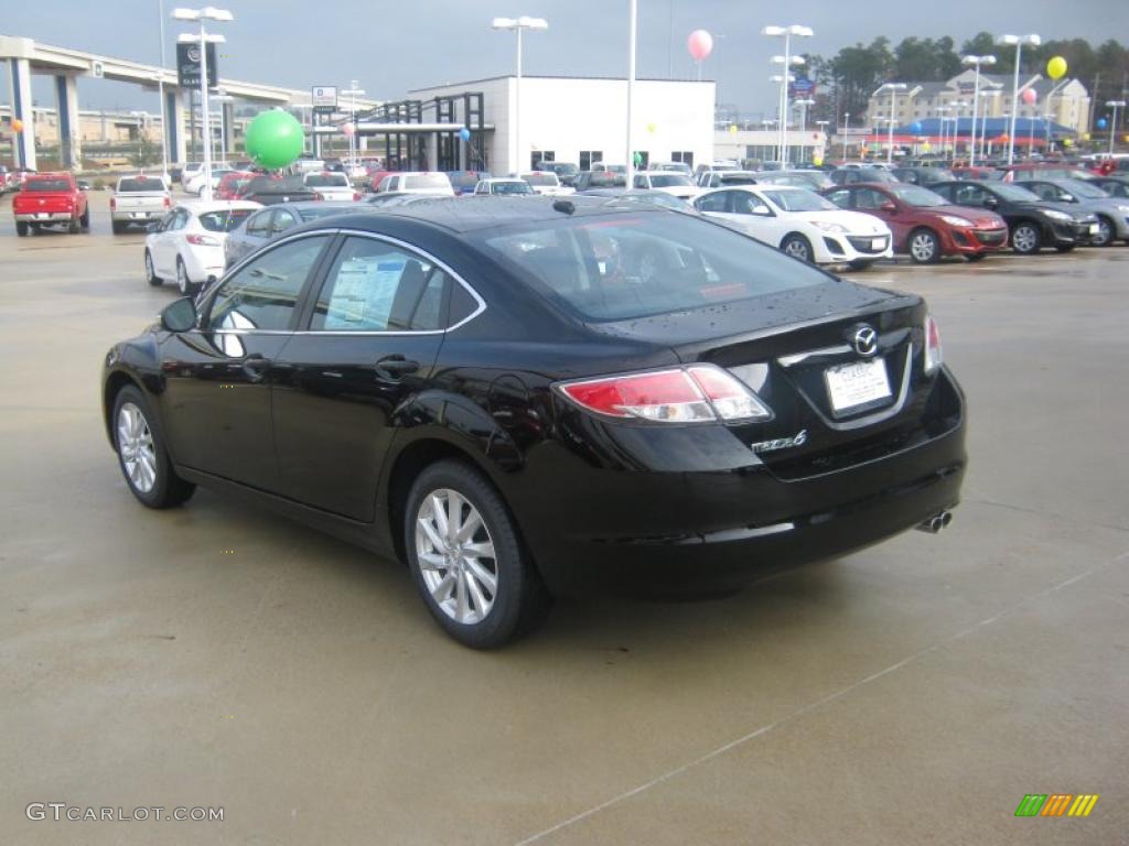 Ebony Black 2011 Mazda MAZDA6 i Grand Touring Sedan Exterior Photo #42215107