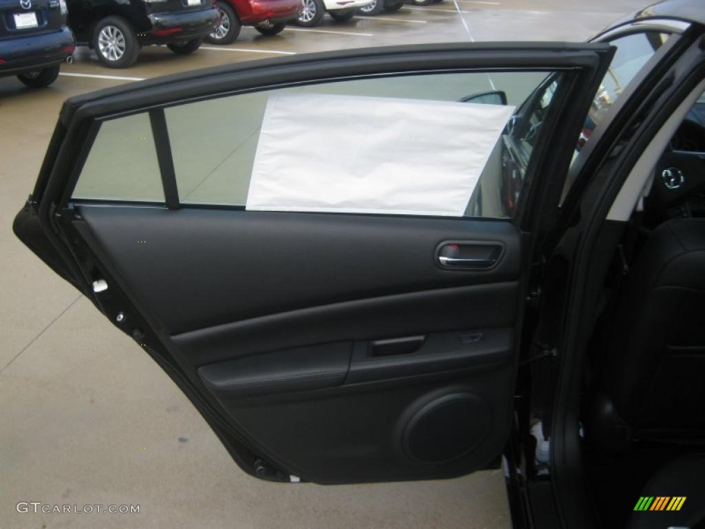 2011 MAZDA6 i Grand Touring Sedan - Ebony Black / Black photo #19