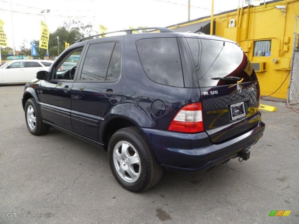 Capri Blue Metallic 2003 Mercedes-Benz ML 320 4Matic Exterior Photo #42216820