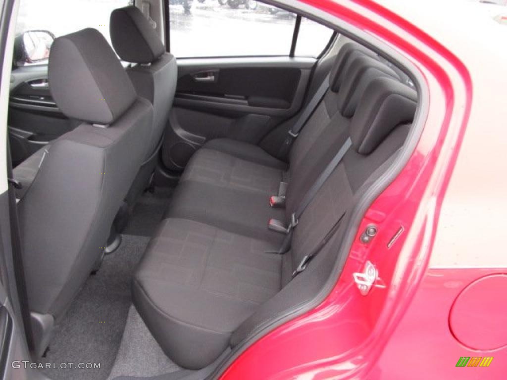 Black Interior 2010 Suzuki SX4 Sport Sedan S Photo #42217204