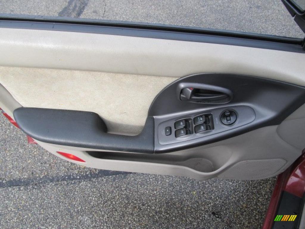 2002 Elantra GLS Sedan - Chianti Red / Beige photo #10