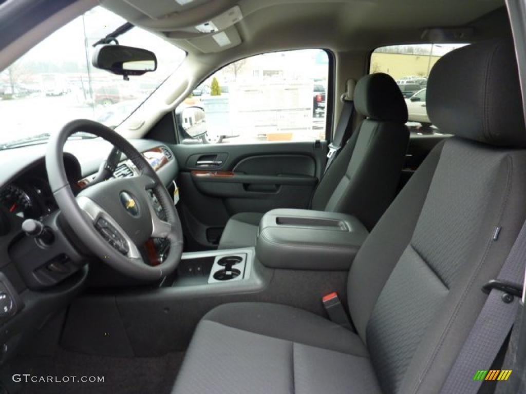 Ebony Interior 2011 Chevrolet Avalanche LS 4x4 Photo #42218520