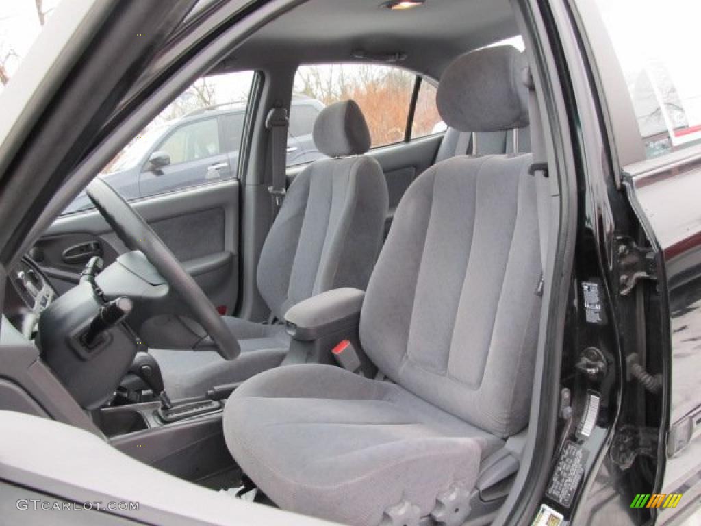 2006 Elantra GLS Sedan - Ebony Black / Gray photo #9