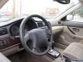 Beige 2002 Subaru Outback Limited Wagon Steering Wheel