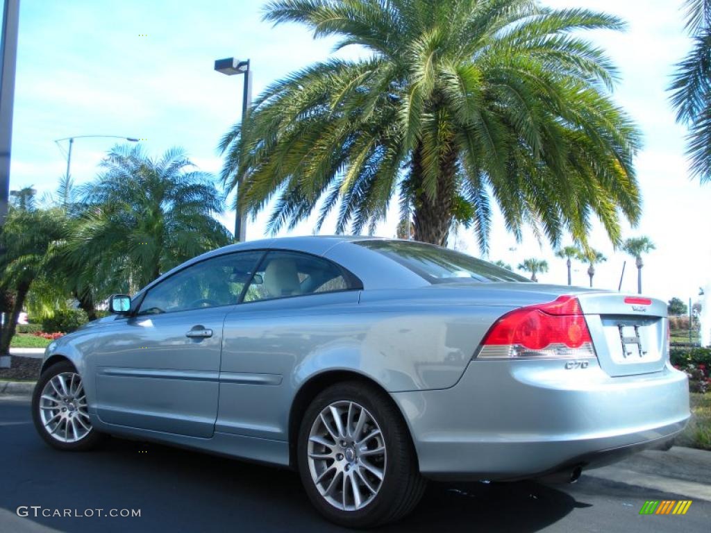 Celestial Blue Metallic 2007 Volvo C70 T5 Convertible Exterior Photo #42219416